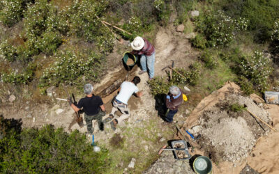Samedi 20 septembre 2025 – Sauvetage d‘un tronc  fossile  sur le Dôme de Biot / Villeneuve Loubet