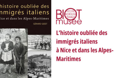 Samedi 13 juin 2026 – L’histoire oubliée des immigrés italiens à Nice et dans les Alpes-Maritimes